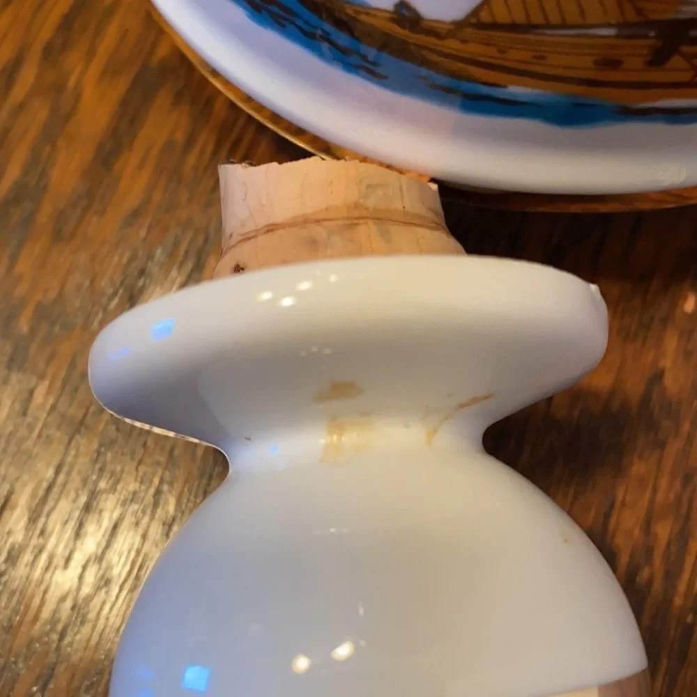 America's Cup 100th Anniversary Stitzel Weller Distillery Porcelain Decanter